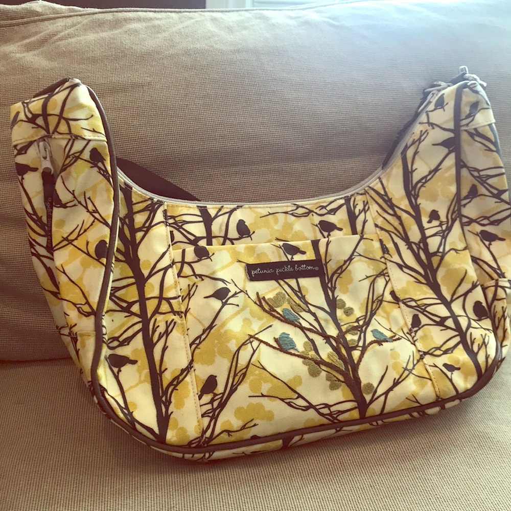 Petunia pickle bottom diaper bag “spring birds”